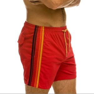 Aviator nation 5 stripe flex shorts